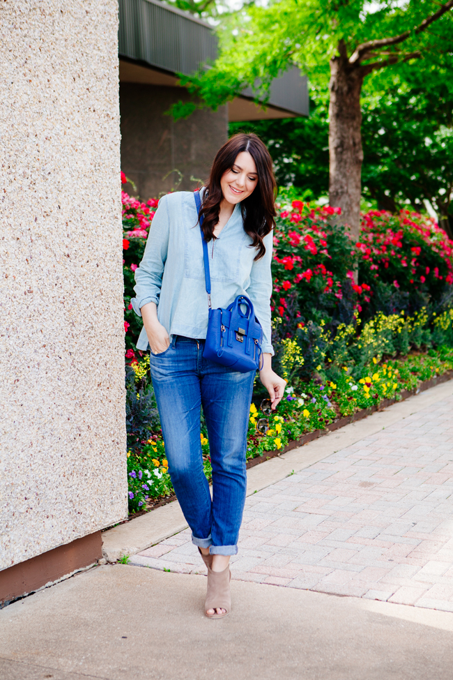 Denim on denim, as featured on Kendi Everyday