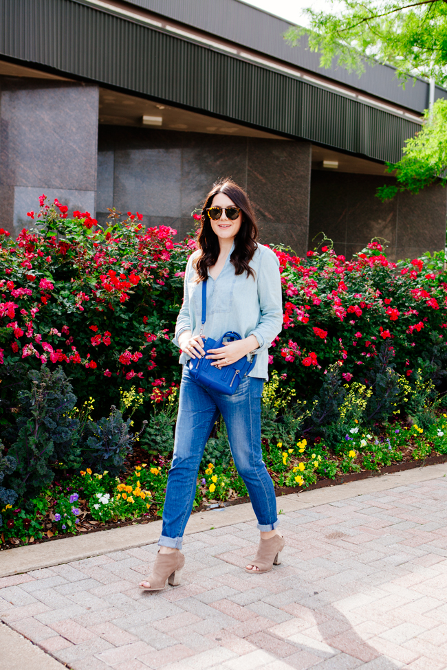 Denim on denim, as featured on Kendi Everyday