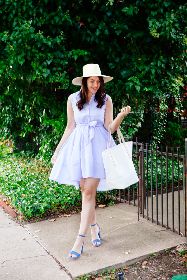 Striped Flare Dress on Kendi Everyday